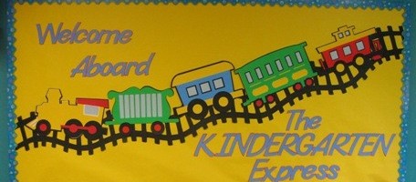 Welcome-Aboard-The-Kindergarten-Express-Bulletin-Board